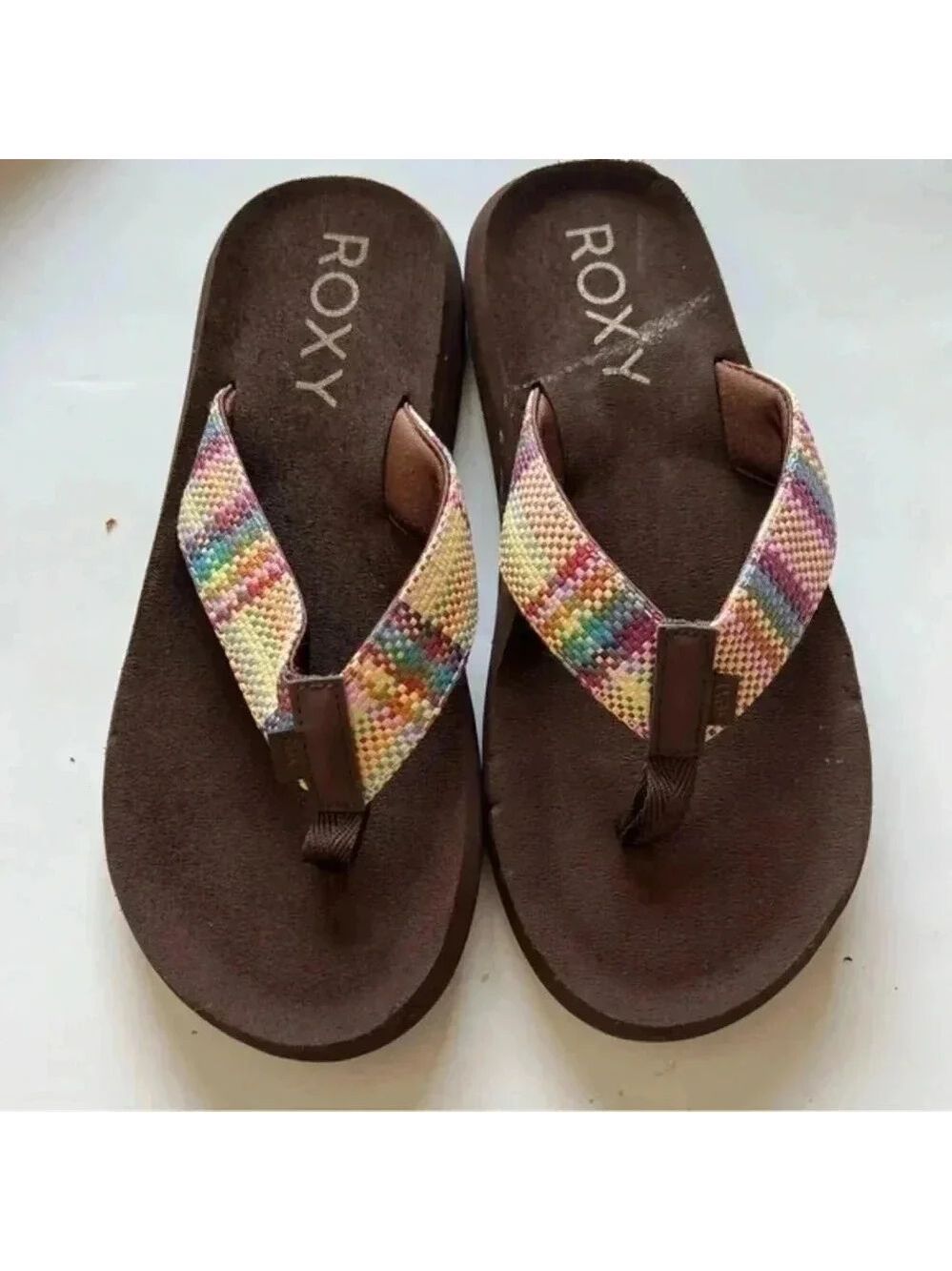 Roxy Daytona Brown Women’s Sandals - Picture 3 of 9